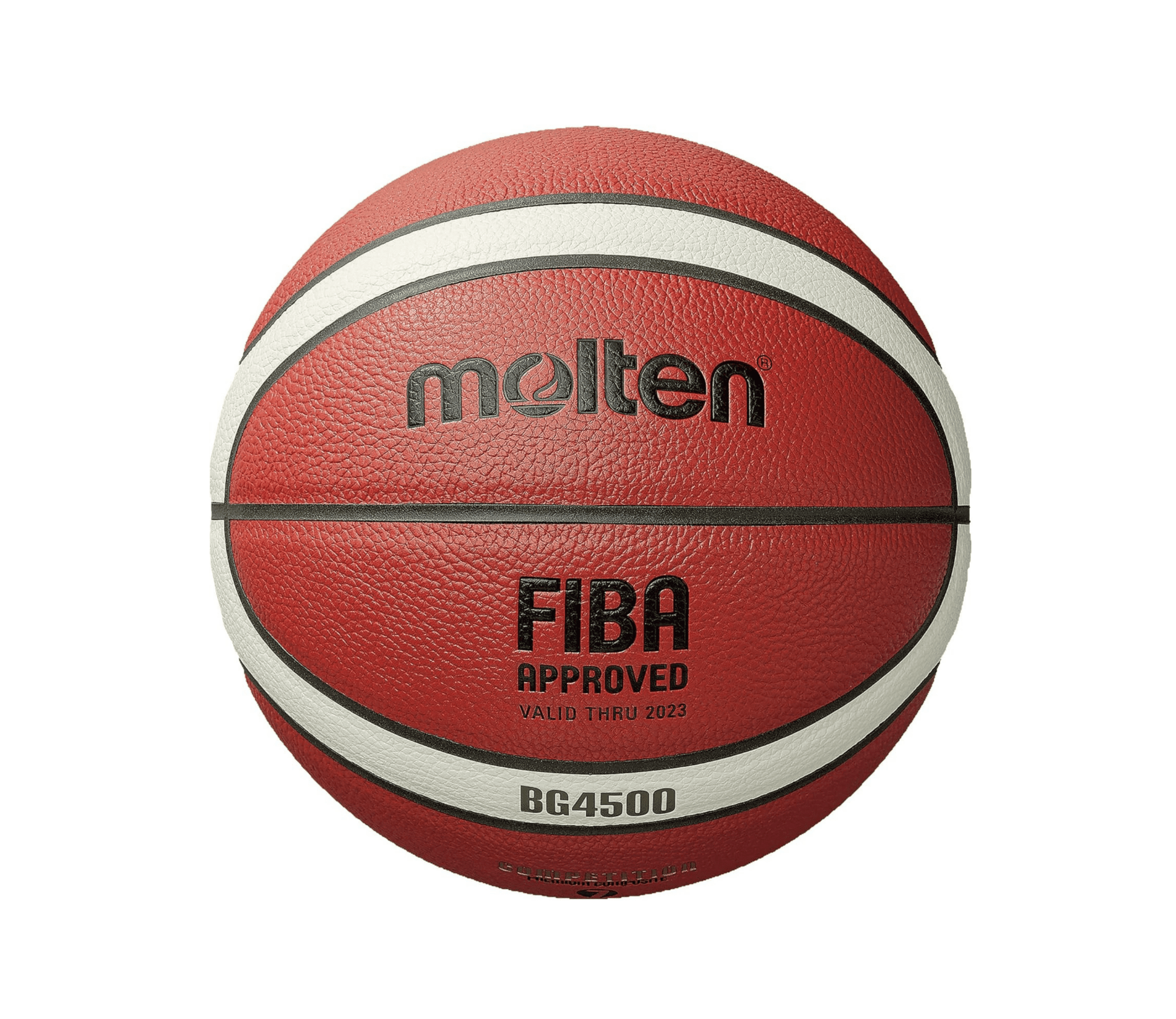 Molten BG Series Composite Basketball, FIBA Approved - BG4500, Size 7, 2 - Tone (B7G4500) - Wholesale Rabbits