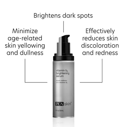 PCA SKIN Vitamin B3 Brightening Serum, Anti Aging Serum for Dark Spots and Skin Discoloration, Made with Hydrating Niacinamide and Antioxidants, Helps Minimize Redness and Uneven Skin Tones, 1.0 Pump - Wholesale Rabbits