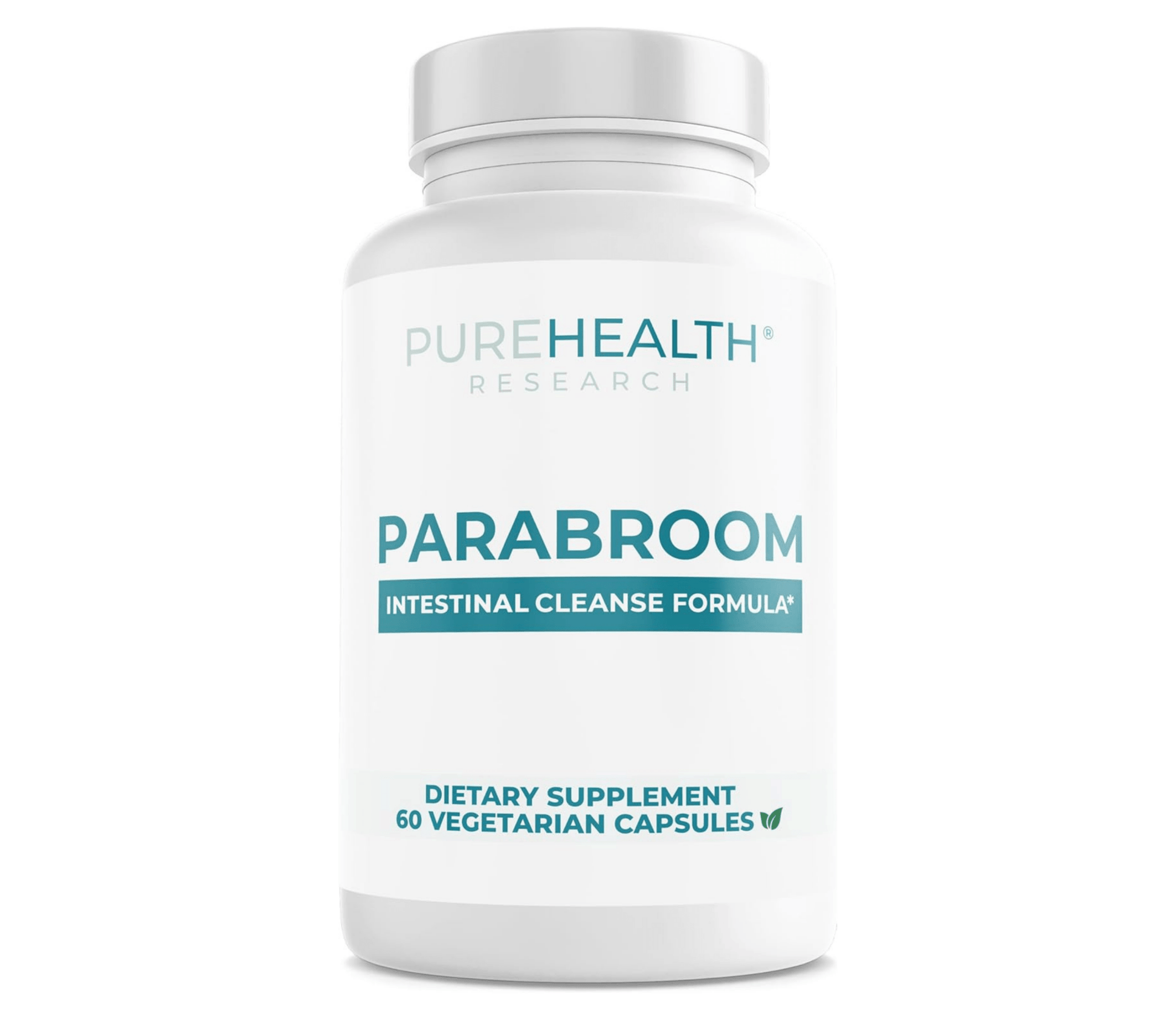 PUREHEALTH RESEARCH Parabroom - Gut Cleanse & Health Supplement - with Black Walnut, Sweet Wormwood Powder, Turmeric Extract, Olive Leaf, Garlic & Onion - Digestive Support for Women & Men 60 Capsules - Wholesale Rabbits