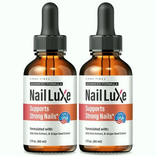 (2 Pack) Nail Luxe Drops – NailLuxe Premium Formula for Beautiful Nails