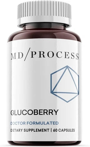 Glucoberry, Gluco Berry Blood Sugar Support Supplement MD Formula (60 Capsules)