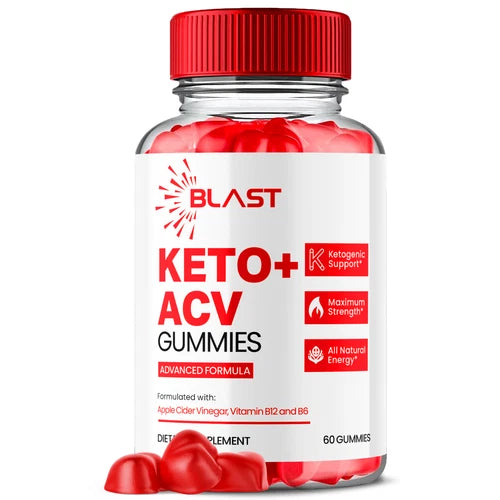 Blast Keto ACV Gummies Advanced Weight Support 1000MG Formula (60 Gummies)