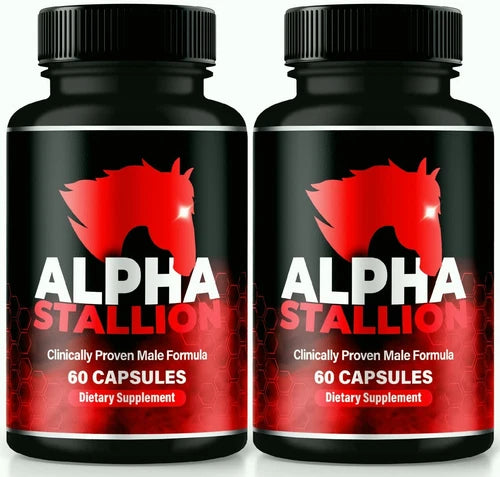 (2 Pack) Alpha Stallion Male Health Pills to Boost Stamina and Endurance