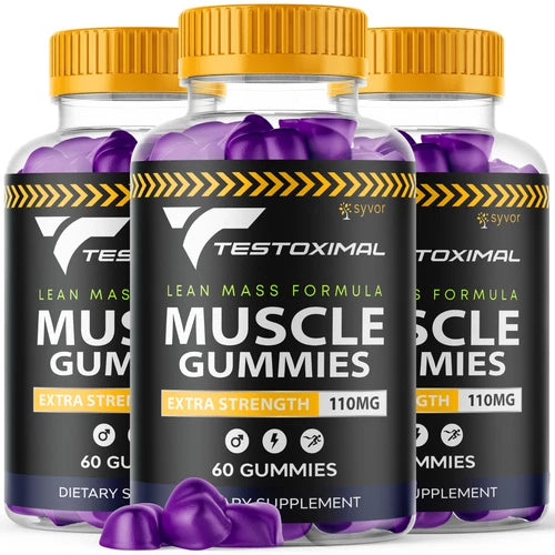 Testoximal Gummies For Men, Advanced Performance Formula Supplement 180 Gummies