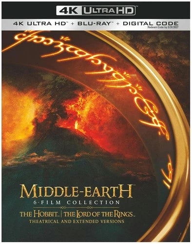 Middle-Earth 6-Film Collection 4K UHD Blu-ray  NEW