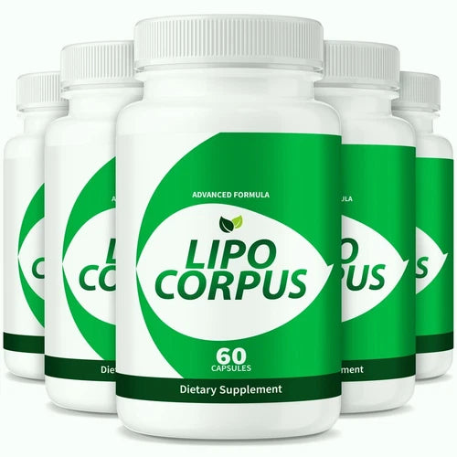 (5 Pack) Lipo Corpus Weight Loss Capsules, Digestive Support Pills