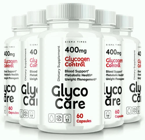 (5 Pack) Glyco Care Glycogen Control Pills, Blood Sugar & Metabolic Health Aid