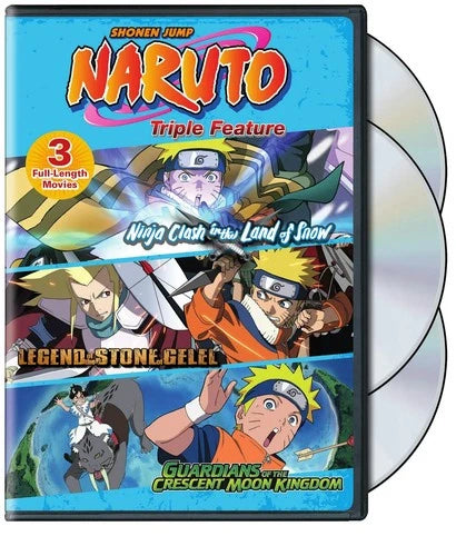 Naruto the Movie 1-3 DVD Cam Clarke