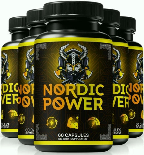 (5 Pack) Nordic Power ed Pills, NordicPower for Men, Energy & Vitality Capsules