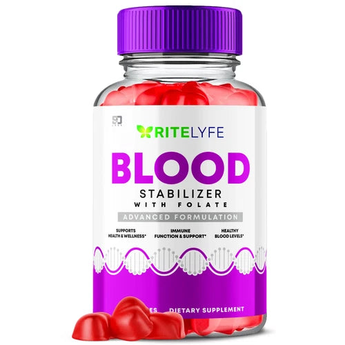 RiteLyfe Blood ACV Gummies - Advanced Blood Health Support Formula - 60 Gummies