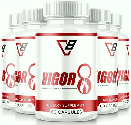 (5 Pack) Vigor 8 Advanced Male Health Pills to Improve Stamina and Endurance