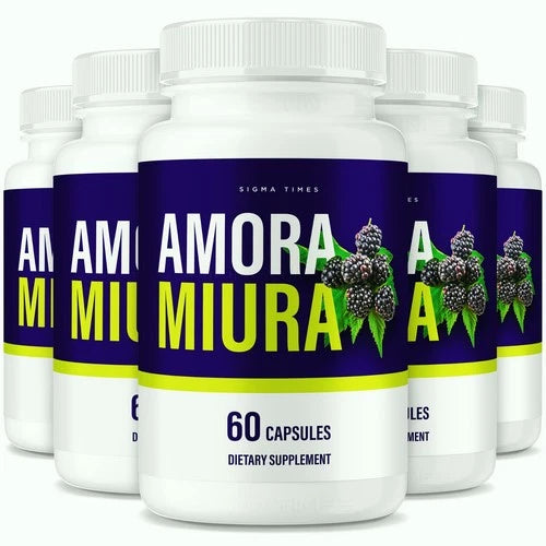 (5 Pack) Amora Miura Capsules, AmoraMiura Metabolism Support for Weight Loss