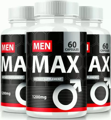(3 Pack) Men Max Enhancement Pills, Performance & Drive Pills for Male Support