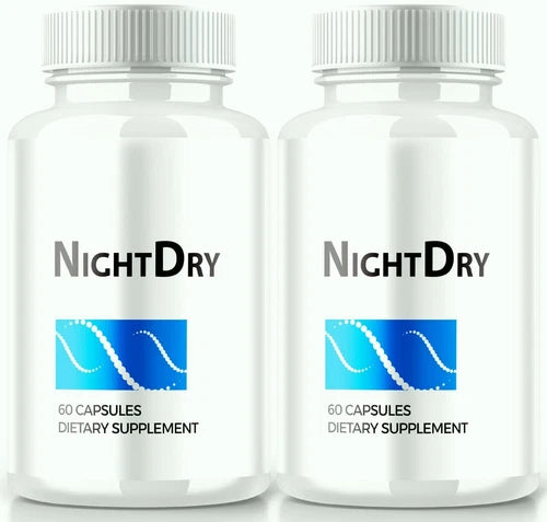 (2 Pack) NightDry Capsules to Support Restful Sleep & to Reduce Bladder Urges