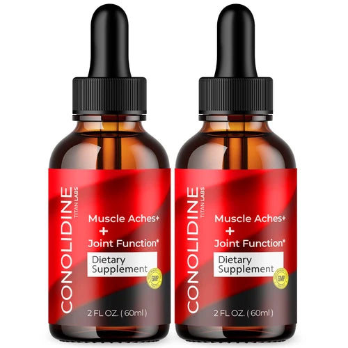 Conolidine Drops - Support for Blood Health and Muscle Comfort (2 Pack)
