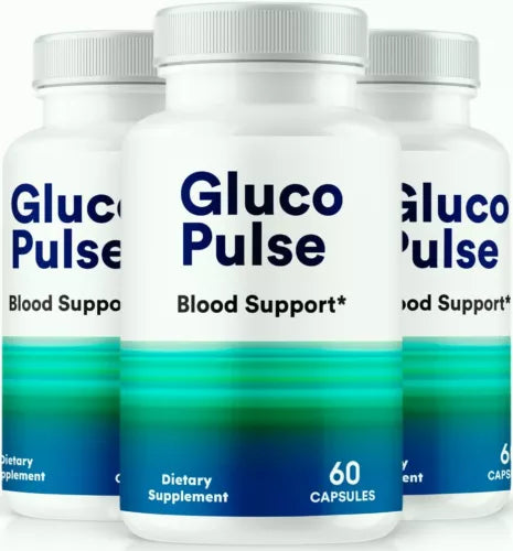 (3 Pack) Gluco Pulse Blood Health Capsules for Balanced Sugar & Pressure Levels