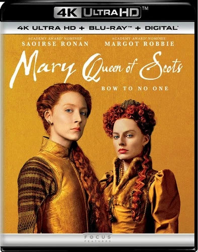 Mary Queen of Scots 4K UHD Blu-ray Margot Robbie NEW