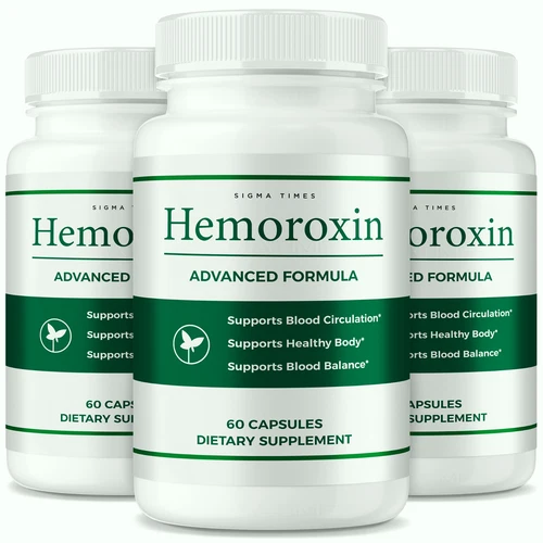 (3 Pack) Hemoroxin Capsules, Premium Support for Healthy Circulation and Comfort