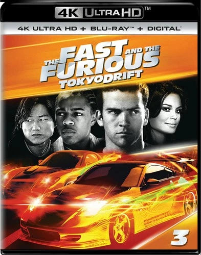 The Fast and the Furious Tokyo Drift 4K UHD Blu-ray Lucas Black NEW