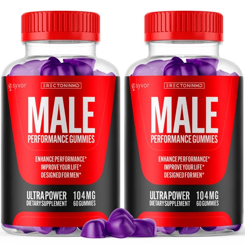 Erectonin MD Advanced Male Performance Formula Vitamin Supplement 120 Gummies