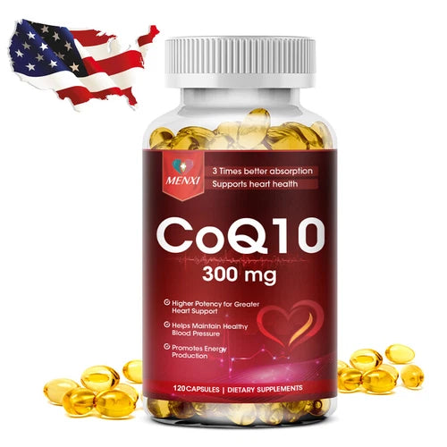 Coenzyme Q-10 300mg Antioxidant, Heart Health Support, Increase Energy & Stamina