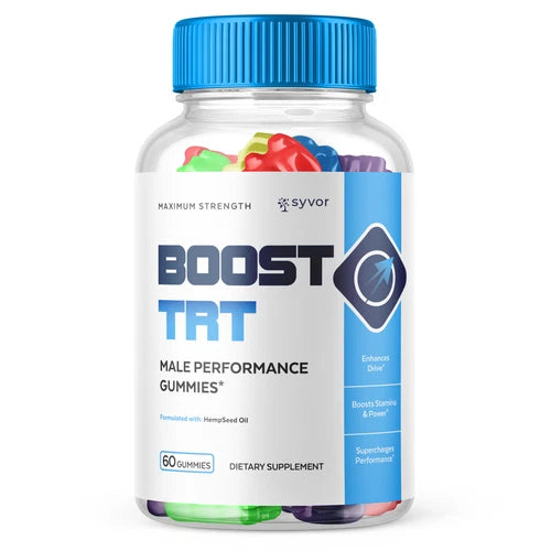 (1 Pack) Boost TRT Male Gummys Advanced Boost TRT Vitamin Supplement 60 Gummies