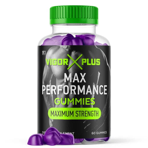 Vigor Plus Gummies For Men - Advanced Formula Vitamin Supplement - 60 Gummies