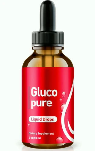 Gluco Pure Liquid Drops, GlucoPure Blood Sugar & Pressure Support (30 Servs.)