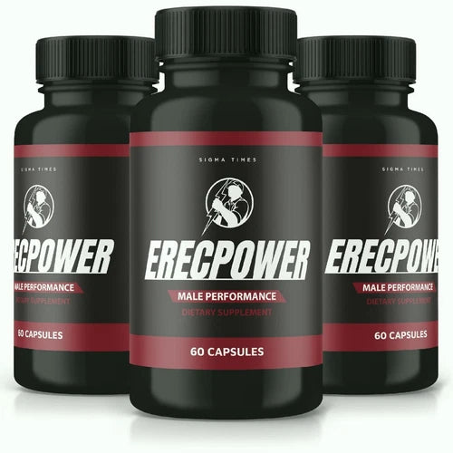 (3 Pack) Erecpower Male Health Capsules to Boost Stamina and Energy