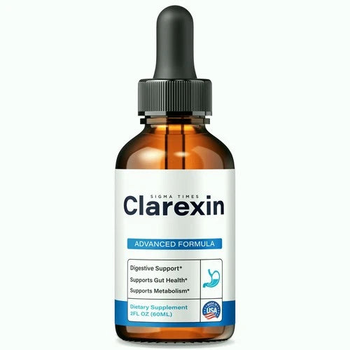 Clarexin Drops - Detox and Cleanse Formula for Gut Health Support (30 Servs.)