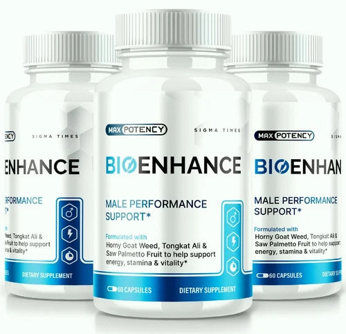 (3 Pack) BioEnhance Male Health Pills to Boost Stamina and Energy Levels