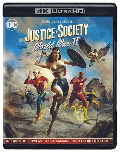 Justice Society World War II 4K UHD Blu-ray Stana Katic NEW