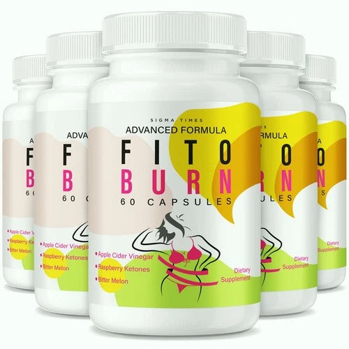 (5 Pack) Fito Burn Capsules - FitoBurn Fat-Burner Formula for Weight Loss