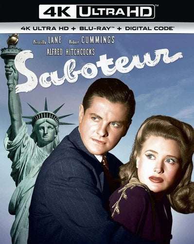 Saboteur 4K UHD Blu-ray Priscilla Lane NEW