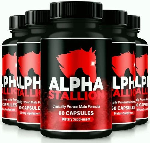(5 Pack) Alpha Stallion Male Health Pills to Boost Stamina and Endurance