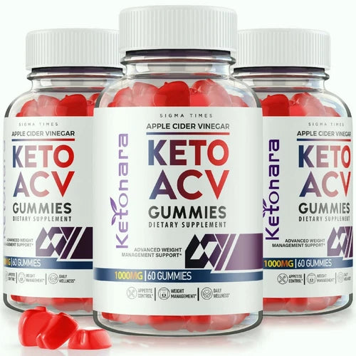 (3 Pack) Ketonara Keto ACV Gummies for Advanced Weight Loss and Energy Levels