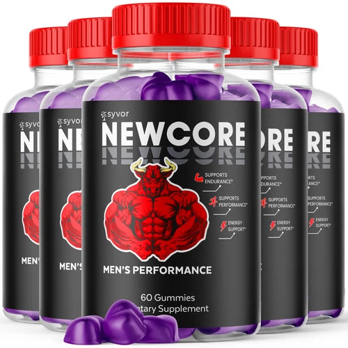 (5 Pack) Newcore for Men Advanced Formula NewCore Vitamin Supplement 300 Gummies