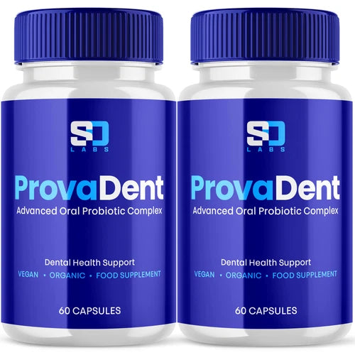 (2 Pack) ProvaDent Oral Probiotic Support Healthy Teeth and Gums (120 Capsules)