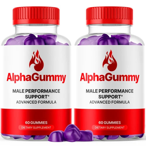 AlphaGummy for Men Advanced Energy & Performance Vitamin Alpha Gummy 120 Gummies