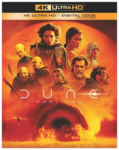 Dune Part Two 4K UHD Blu-ray NEW (Dune Part 2)