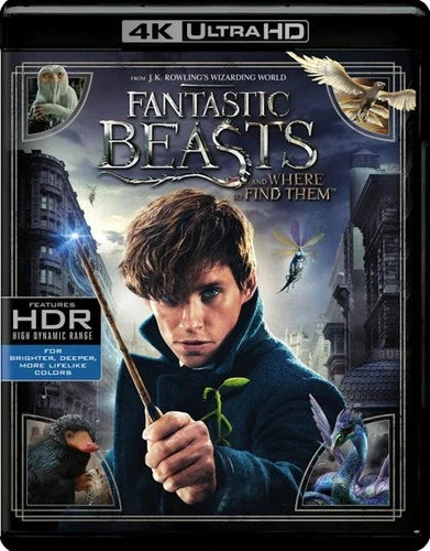 Fantastic Beasts and Where to Find Them 4K UHD Blu-ray Eddie Redmayne NEW