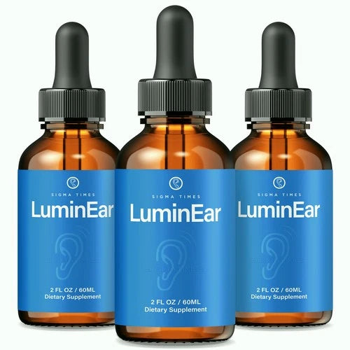 (3 Pack) LuminEar Drops - Lumin Ear Sublingual Nano Drops for Hearing