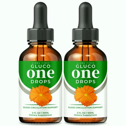 (2 Pack) Gluco One Drops - GlucoOne Drops Liquid Blood Support For Stable Levels