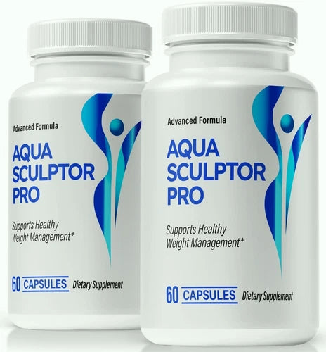 (2 Pack) Aqua Sculptor Pro Pills, Aqua Sculptor for Weight Loss & Energy