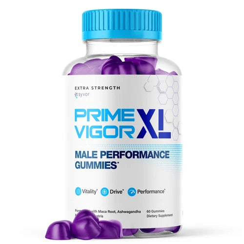 Prime Vigor XL Gummys for Men Advanced Performance Supplement Male Vitamin 60ct