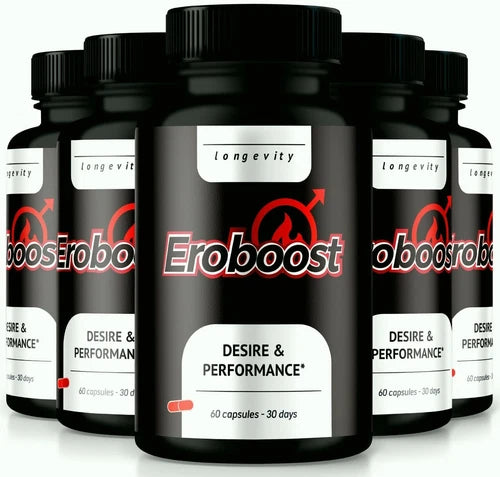 (5 Pack) Eroboost Male Health Pills to Boost Stamina and Intimate Performance