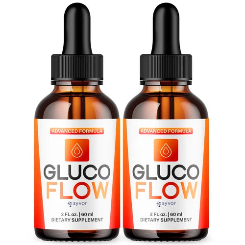 Gluco Flow Drops Advanced Formula Vitamin Supplement All Natural 120 Servings