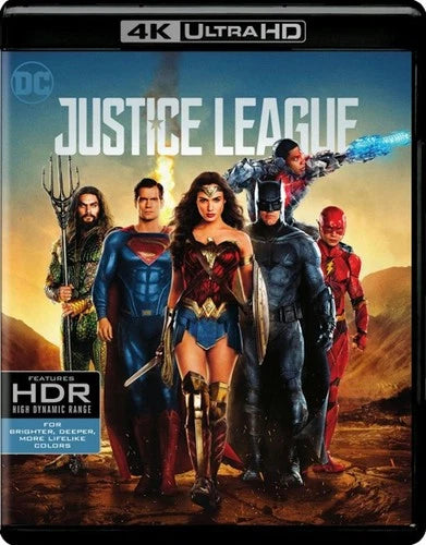Justice League 4K UHD Blu-ray Ben Affleck NEW