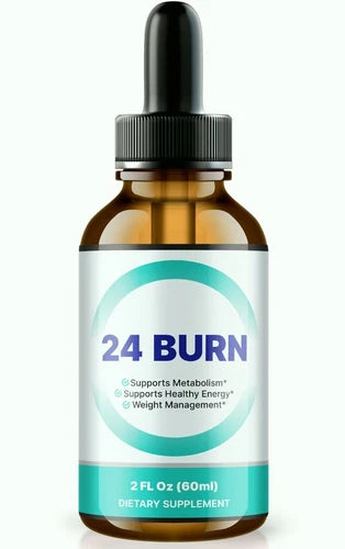 24 Burn Weight Loss Drops for Burning Excess Fat & Boosting Energy (30 Servs.)