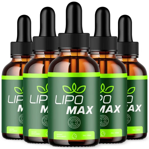 (5 Pack) Lipo Max Drops Advanced Formula Health & Fitness Supplement 300 Serving